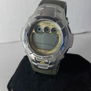 CASIO G-SHOCK G-7100D E-DATA MEMORY ALARM QUARTZ MEN'S WATCH - **NEEDS BATTERY**